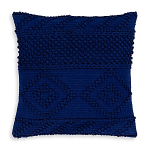Surya Merdo Navy Textured Throw Pillow, 22 x 22