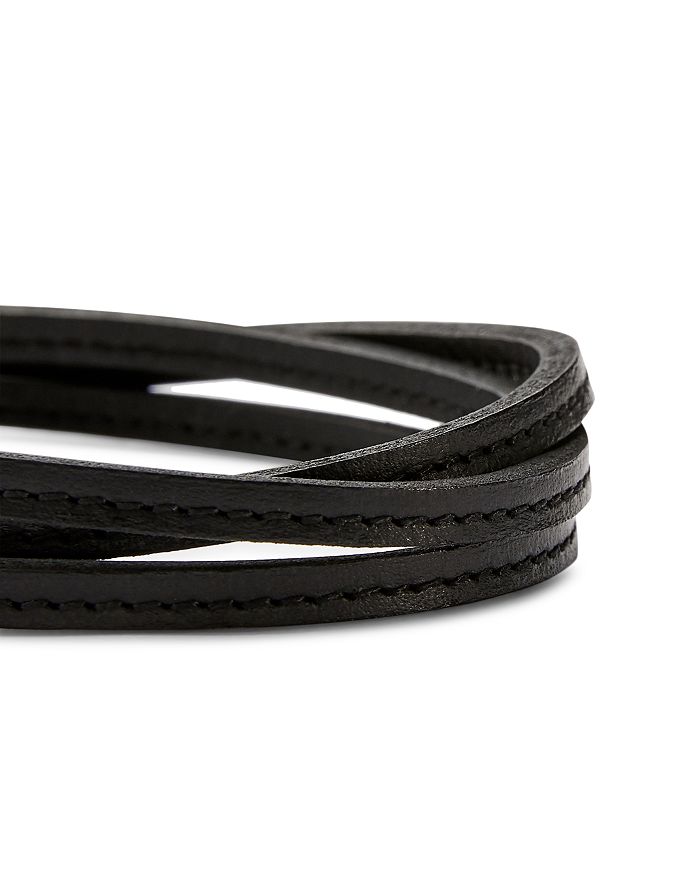 TED BAKER CRINK STITCHED WRAP BRACELET