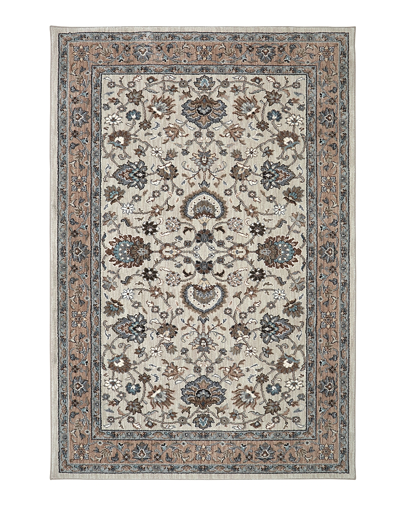 Karastan Euphoria Ulster Cornstalk 2'4" X 7'10" Runner Rug In Cream