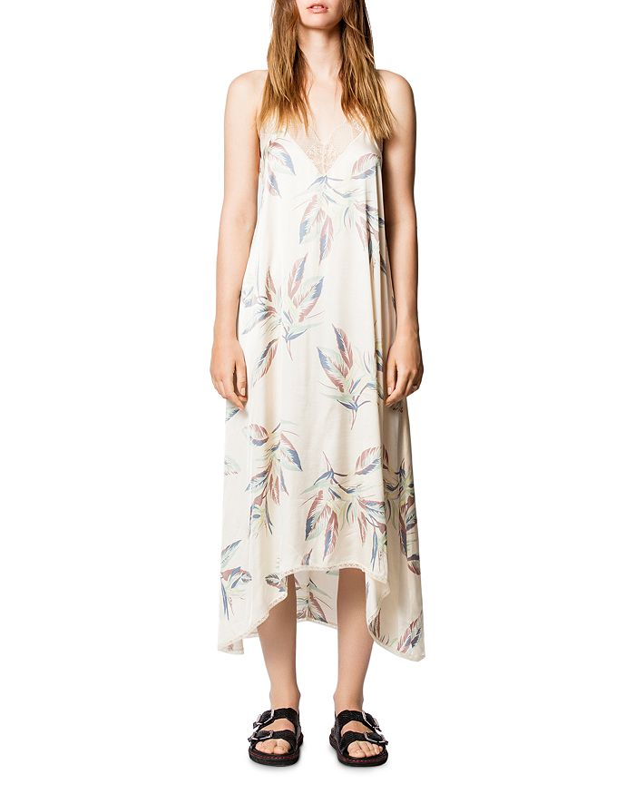 ZADIG & VOLTAIRE RISTY PARADISE DRESS,WHCP0410F