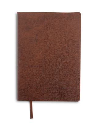 Pebbled Leather Lined Journal
