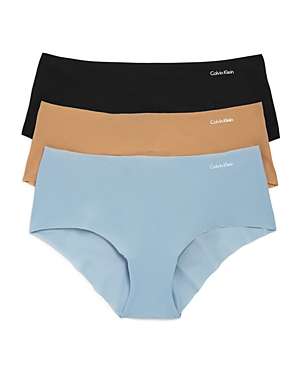 CALVIN KLEIN INVISIBLES HIPSTERS, SET OF 3 QD3559