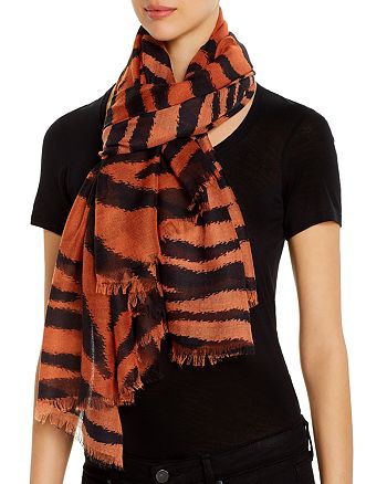AQUA - Tiger-Stripe Scarf - 100% Exclusive