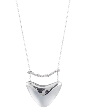 ALEXIS BITTAR PAVE & SHIELD PENDANT NECKLACE, 16,AB91N026010
