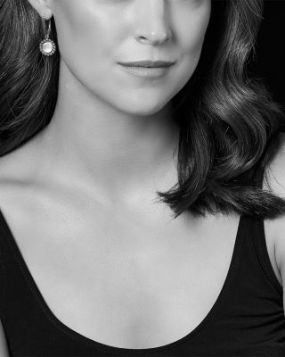 Sterling Silver Maya Black Onyx Drop Earrings