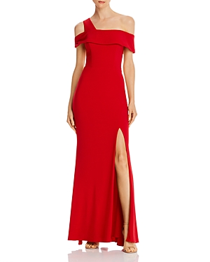 Aqua Off-the-shoulder Single-strap Gown - 100% Exclusive In Red | ModeSens