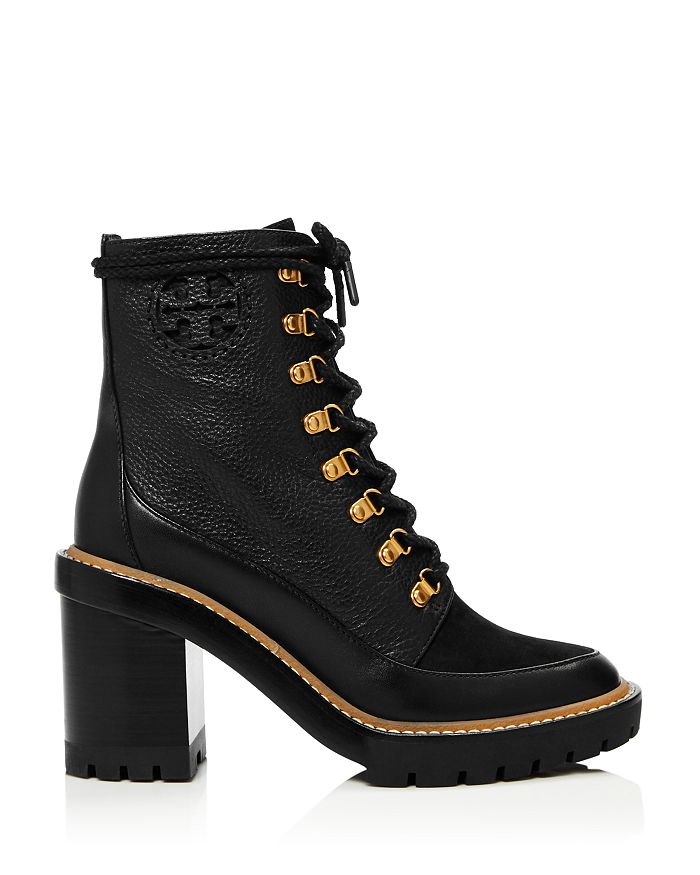 block heel hiker booties