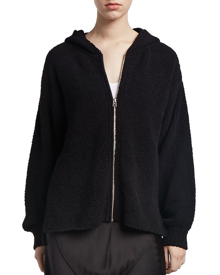 ATM ANTHONY THOMAS MELILLO CHENILLE ZIP HOODIE,AW8314-UD