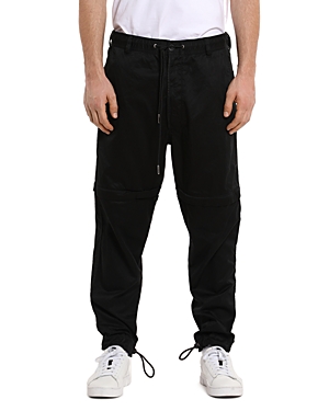 DIESEL P-CASHORT MIXED-MEDIA REGULAR FIT CONVERTIBLE PANTS,00SV5N0PAVP