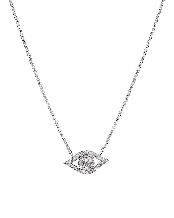 Bloomingdale's Marc & Marcella Diamond Pendant Necklace In Sterling Silver, 0.21 Ct. T.w. - 100% Exclusive