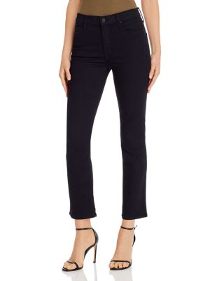 mother the dazzler ankle straight leg jeans