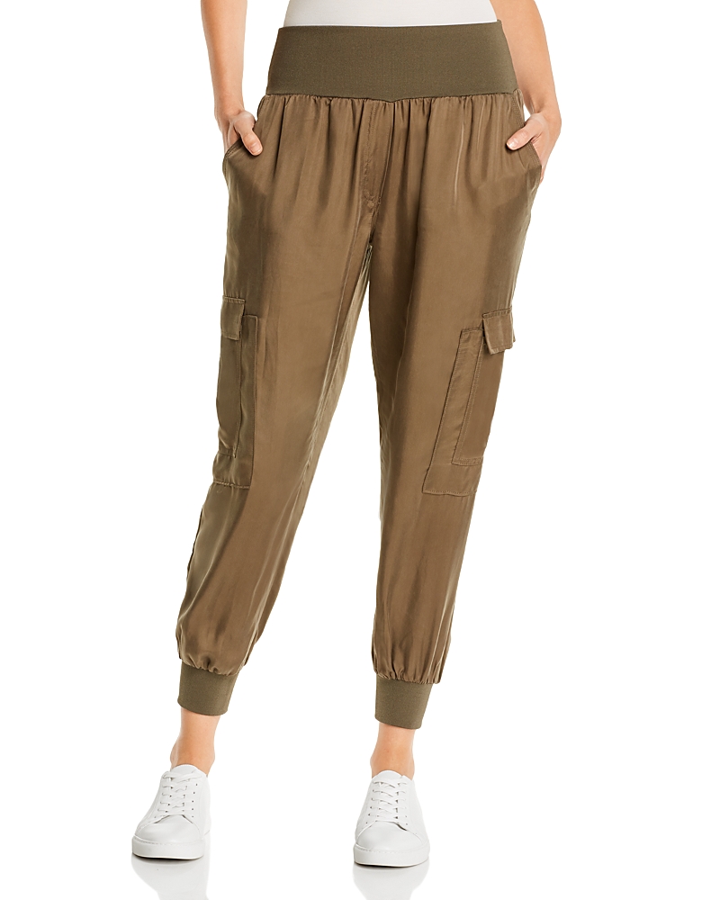 Cinq À Sept Tous Les Jour Giles Joggers In Olive