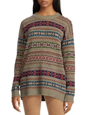 ralph lauren fair isle sweater women's