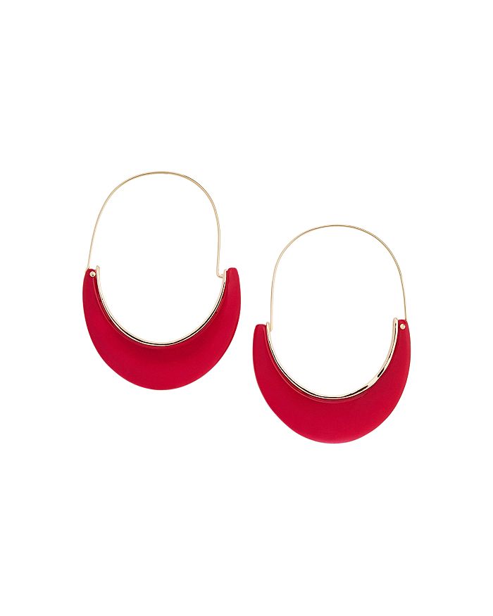 Baublebar Fedelia Hoop Earrings In Red/gold