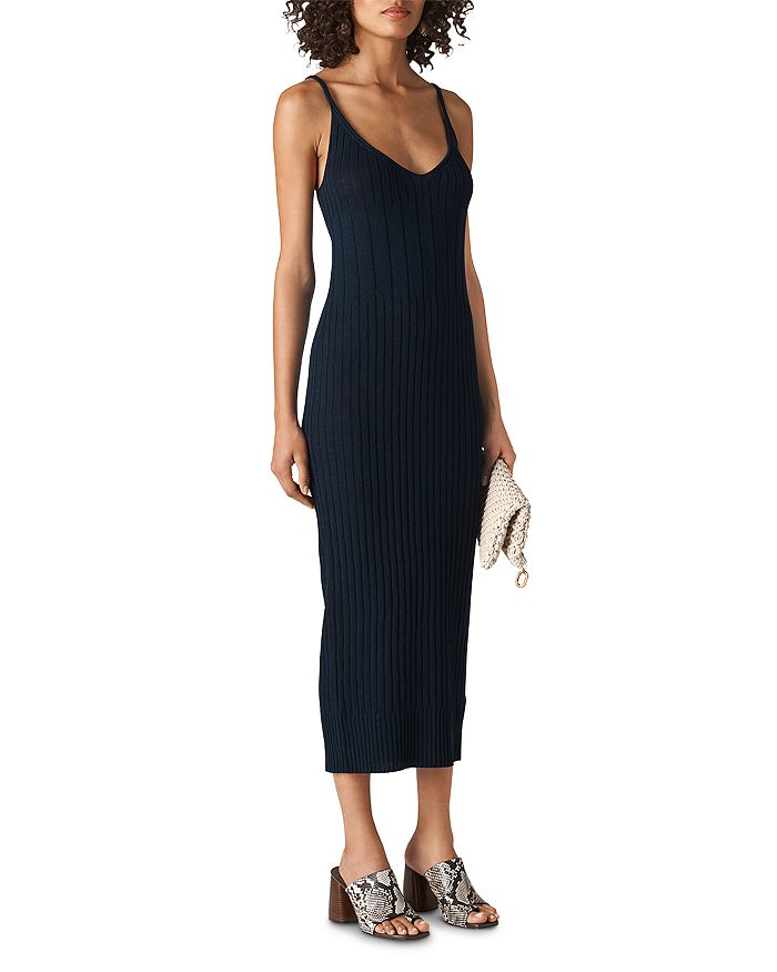 Whistles LinenBlend Knit Cami Dress Bloomingdale's
