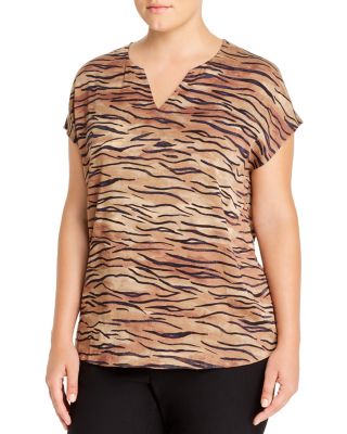 NIC and ZOE Plus - Tiger-Stripe Tee