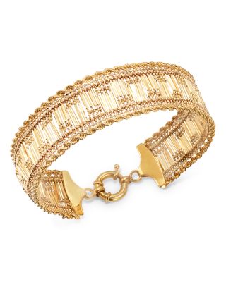 Bloomingdale's Fine Collection Double Rope Chain Bracelet in 14K Yellow Gold - Exclusive