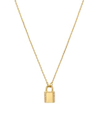 kate spade lock necklace