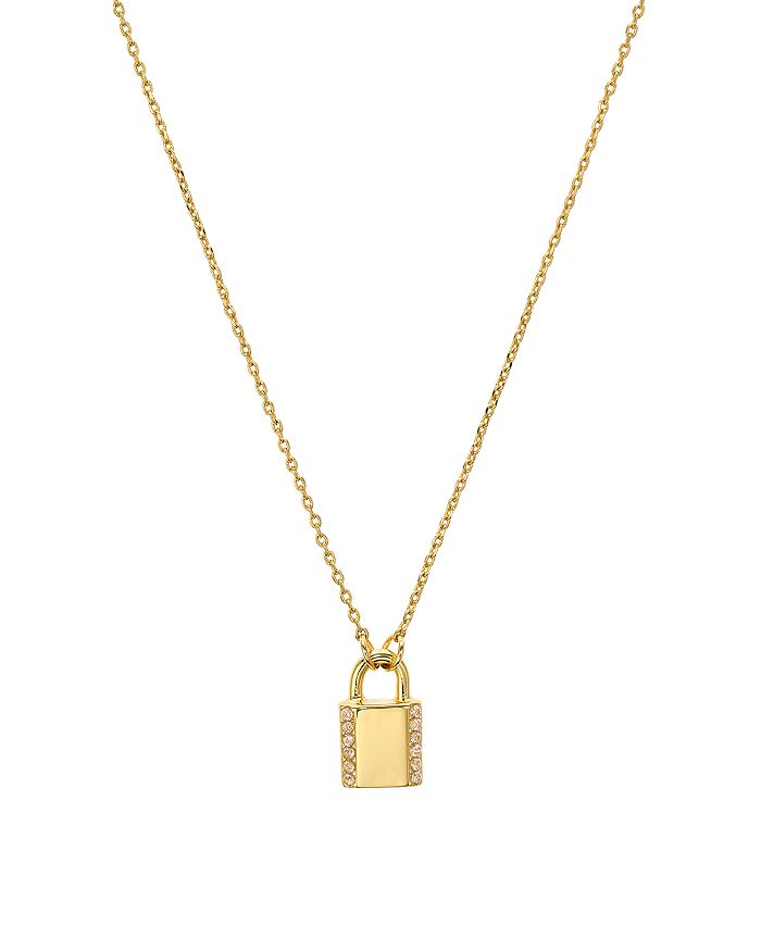 Kate spade lock necklace Outlet