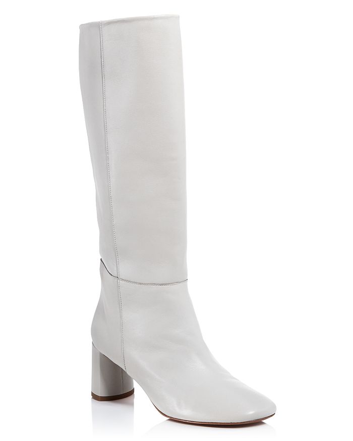 Loq Women S Donna Tall Leather Block Heel Boots Bloomingdale S
