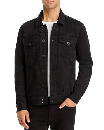 PAIGE Regular Fit Scout Jacket in Chilled Black | Bloomingdale's