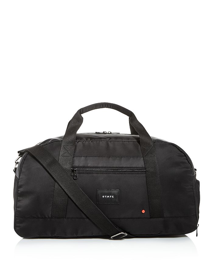 State Franklin Nylon Duffel Bag In Black