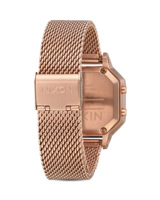 Siren Milanese All-Black Mesh Bracelet Watch, 36mm