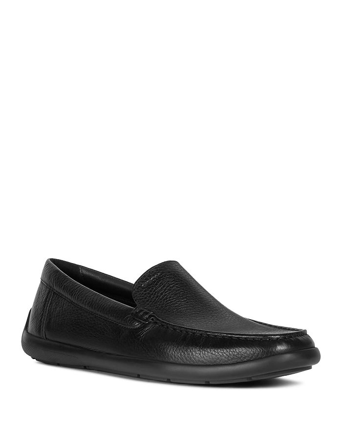 Geox Devan Water Resistant Driving Shoe In Black