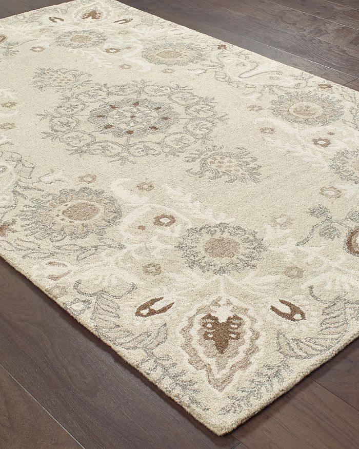 Oriental Weavers Craft 93000 Area Rug, 5' X 8' In Sand/ash