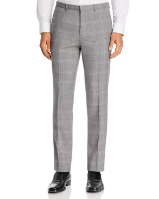 slim fit dress slacks Skinny Fit Plaid Suit Pant – Perry Ellis