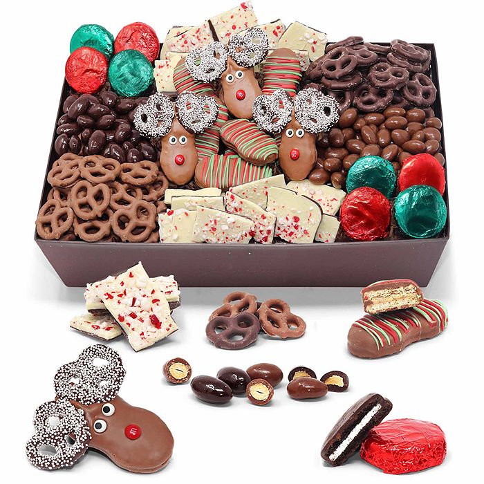 Chocolate Covered Company - Perfect Holiday Belgian Chocolate Gift Basket