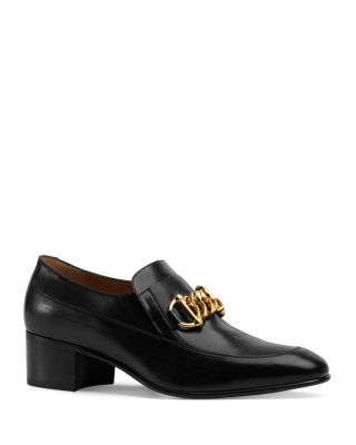 gucci mens leather loafers