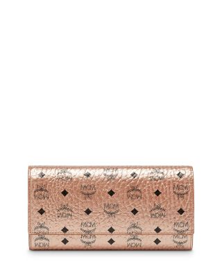 MCM Champagne Gold Visetos Patricia Crossbody Wallet, Best Price and  Reviews