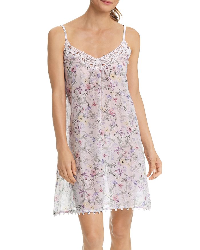 Papinelle Emmy Lace Chemise In Light Purple