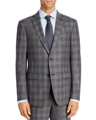 John Varvatos Star USA Windowpane Plaid Slim Fit Suit Jacket ...