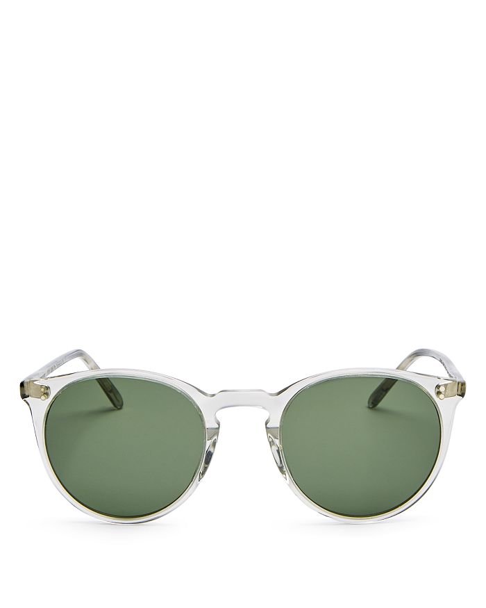 Oliver Peoples Unisex O'malley Round Sunglasses, 48mm In Beige
