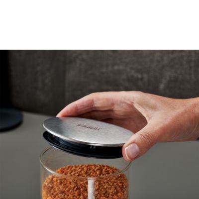 Podium™ 100 5-Piece Glass Storage Jar Set with Stand