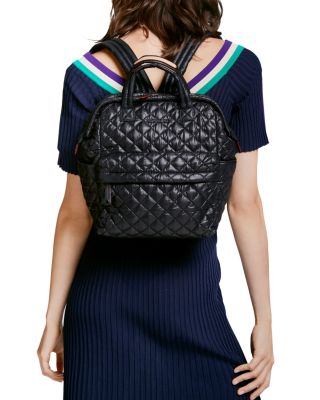 mz wallace black lacquer backpack