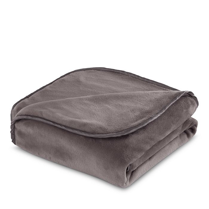 Vellux Heavy Weight 12-pound Weighted Throw In Charcoal Gray