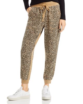 leopard print jogger pants