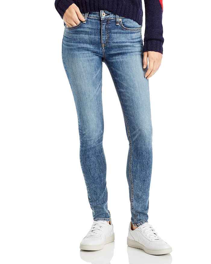Rag & Bone Cate Mid-rise Ankle Skinny Jeans In Baxhill