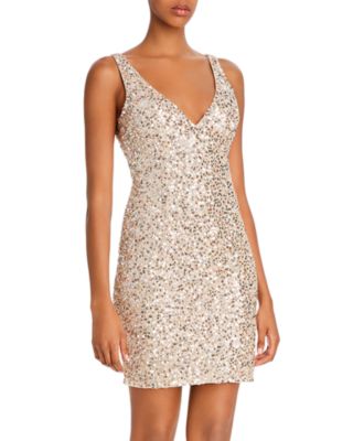 mac duggal sequin mini dress