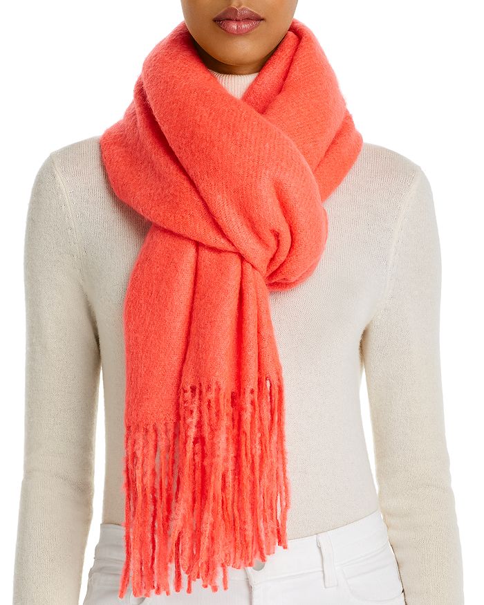 Aqua Solid Boucle Wrap - 100% Exclusive In Coral