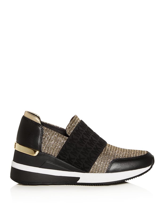 michael kors wedge sneakers