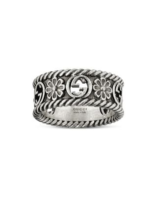 Gucci GG Sterling Silver Ring