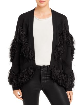 Kobi Halperin Clea Feather Fringe Cardigan | Bloomingdale's