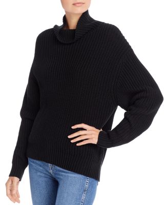 french connection black turtleneck sweater