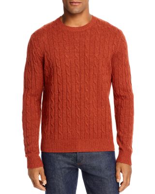 Brooks Brothers Men's Ultimate Merino Wool Crewneck Red Sweater L