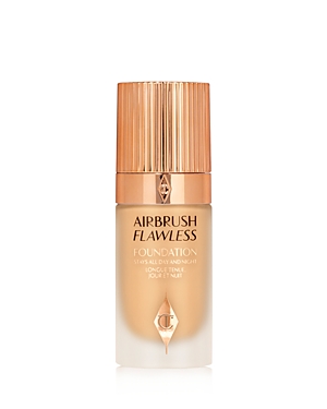 Shop Charlotte Tilbury Airbrush Flawless Foundation In 6 Warm (medium With Yellow Undertones)