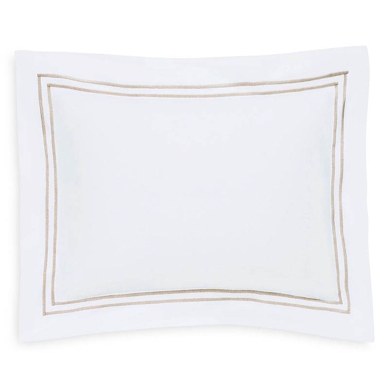 Sferra Grande Hotel Boudoir Sham In White/taupe